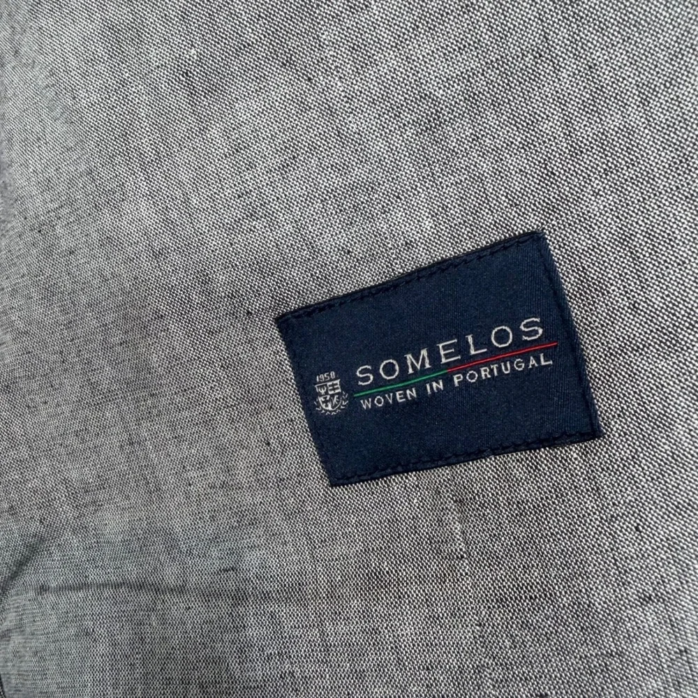 J.Crew Ludlow Suit Mens 40R 32x32 Gray Cotton Linen Somelos 2 Piece NWT